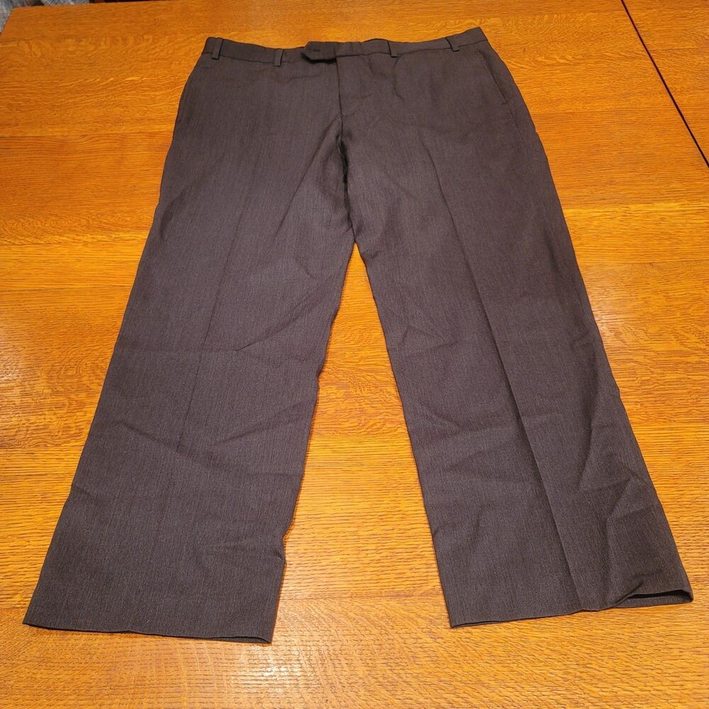 Brooks Brothers Madison 100% Wool Pants 40x32  Grey Flat Front